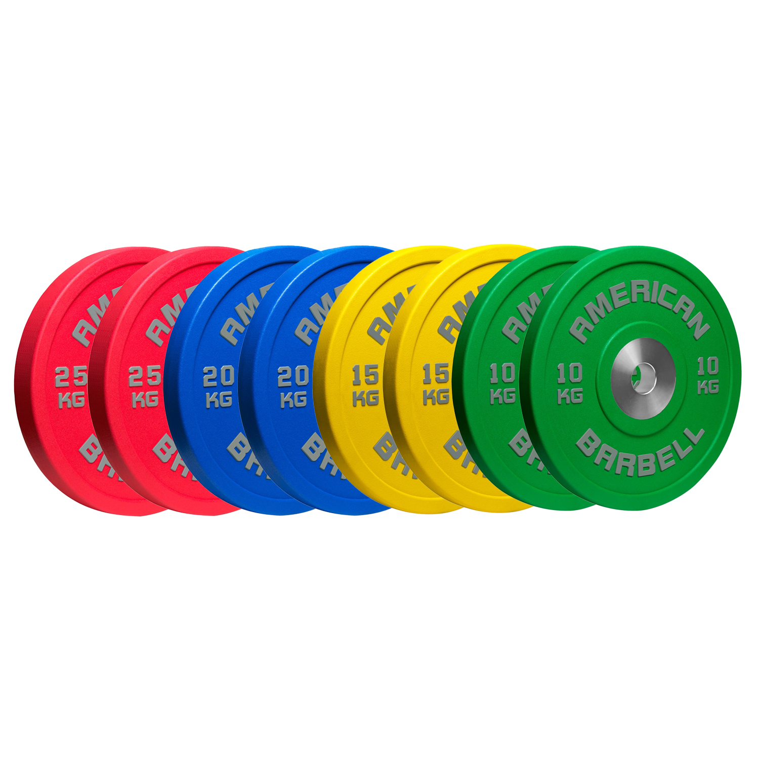 American Barbell 140 Kg Color Urethane Pro Series Bumper Plate Pakke  5743814009627